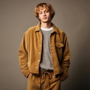 Mandarin Collar Cotton Shirt